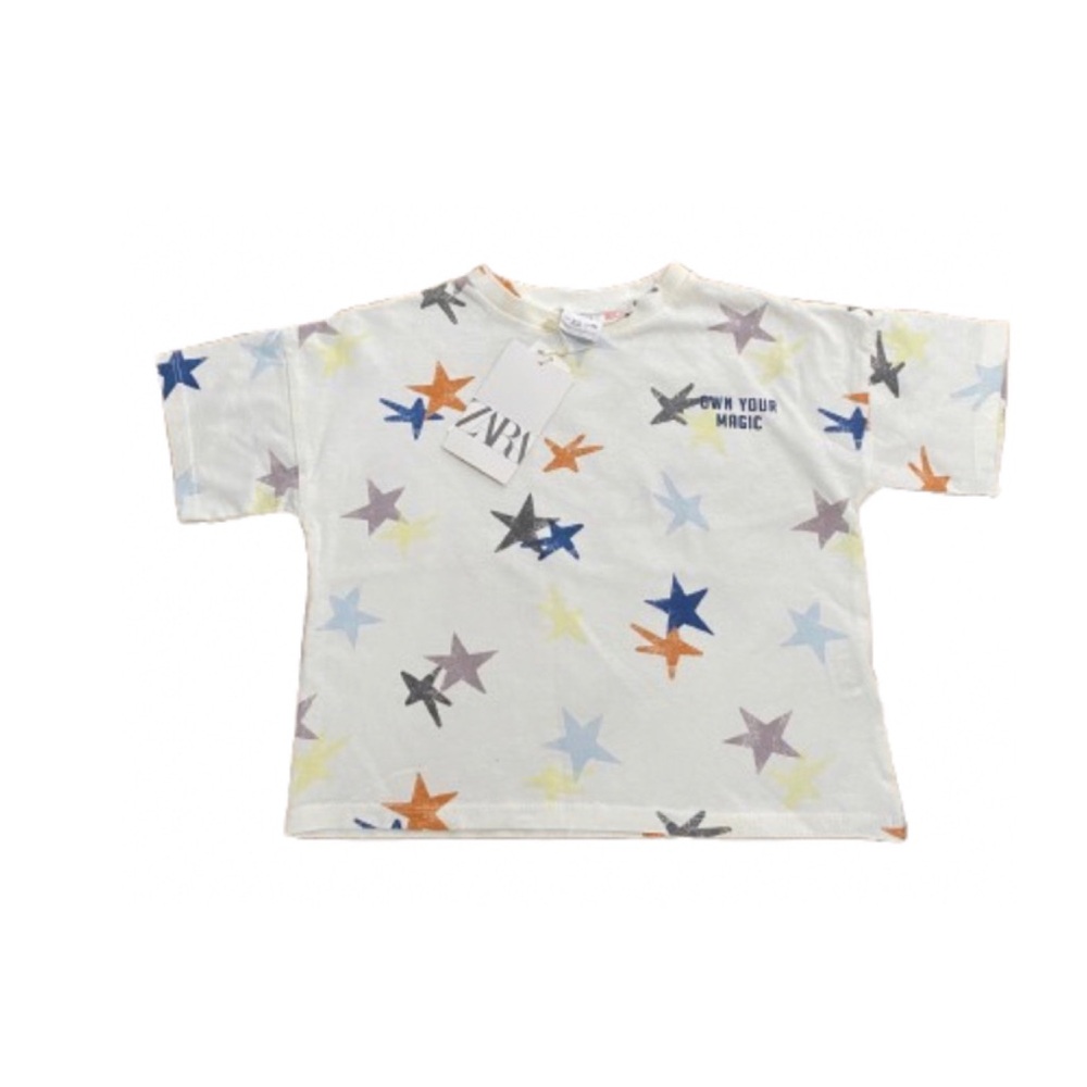 Zara Kids Cropped Shirt Size 4 - Picture 1 of 4